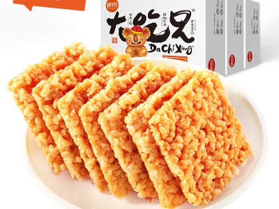 粮悦大吃兄糯米锅巴400gX3盒安徽特产休闲零食小吃农家锅巴图2